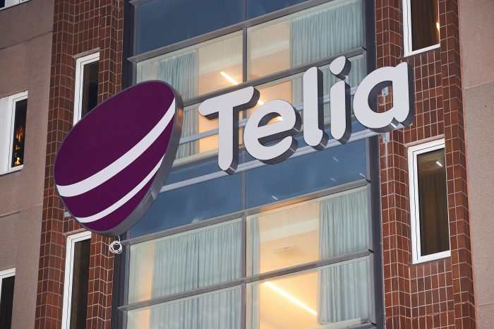 Telia kyltti.