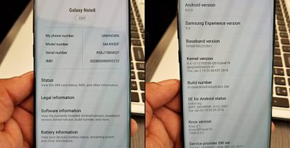 Reddit-käyttäjän Galaxy Note8 sai jo yllättäen Oreo-päivityksen.